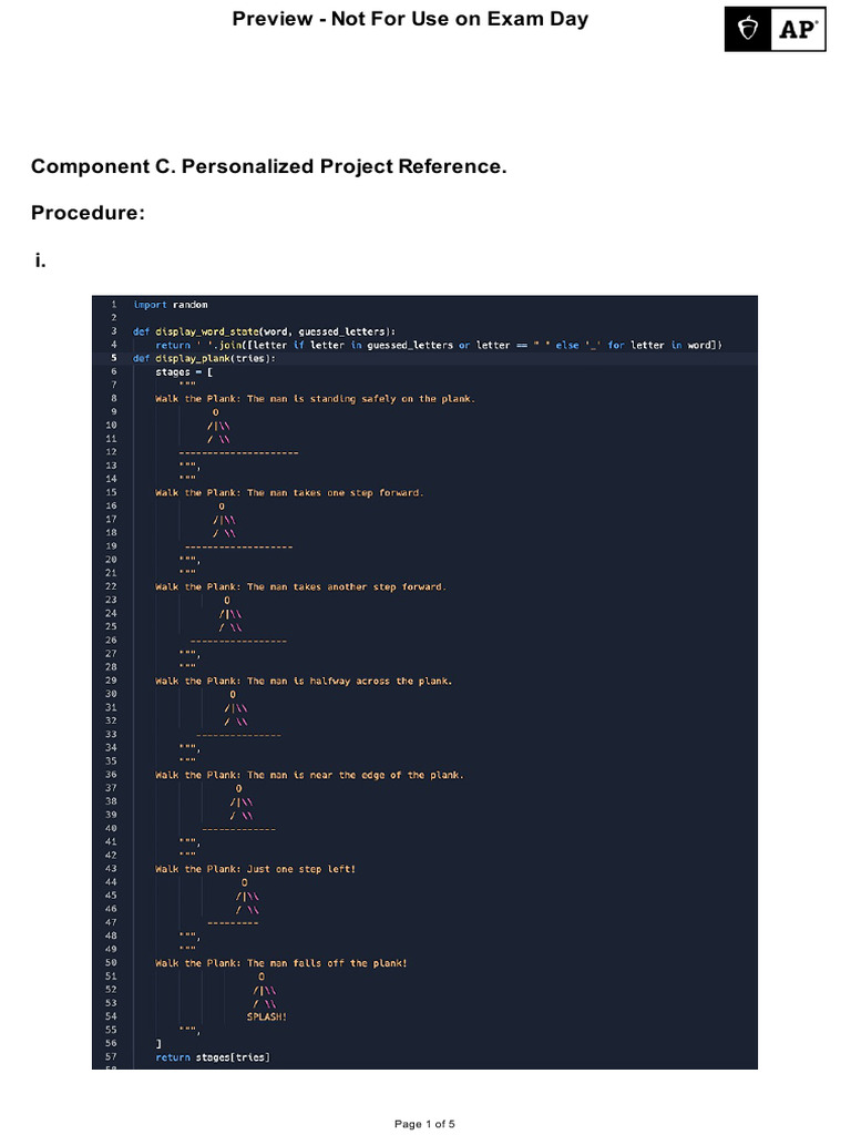 Personalized Project Reference Guide | PDF