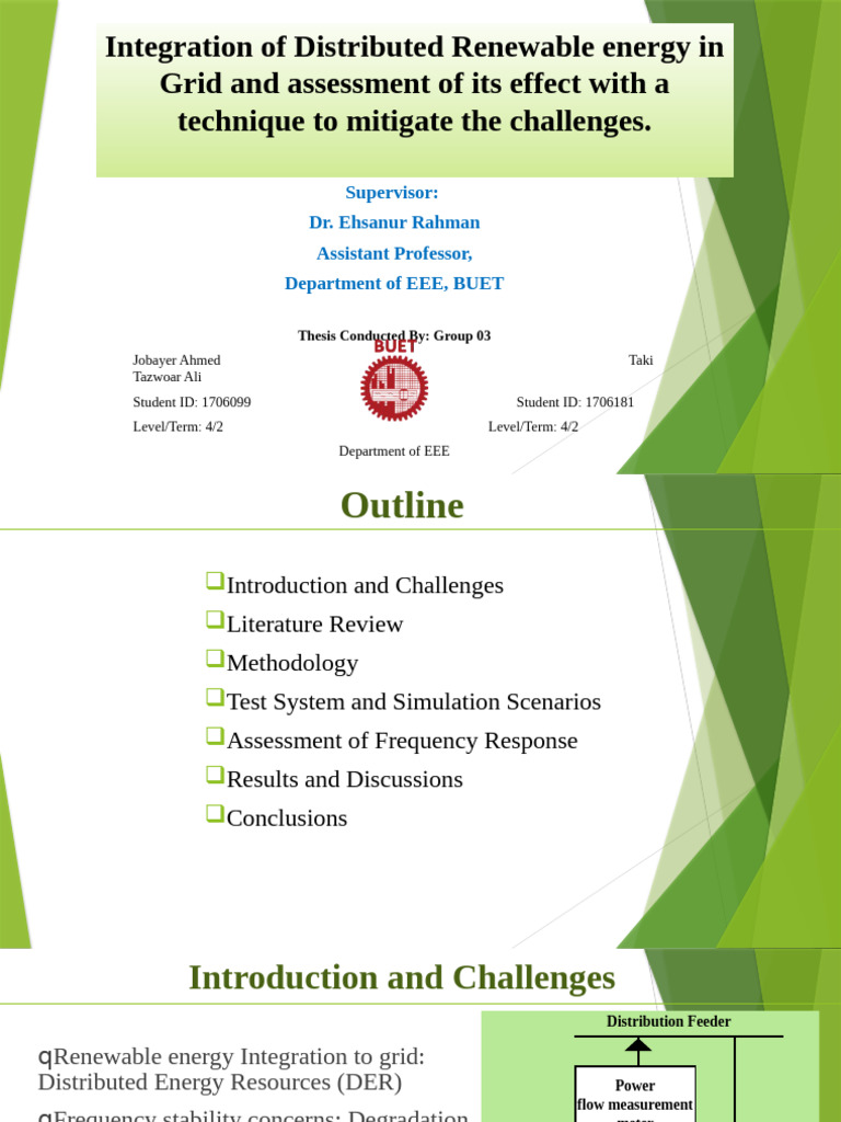 Impact of DER on Grid Frequency Response | PDF | Distributed Generation ...