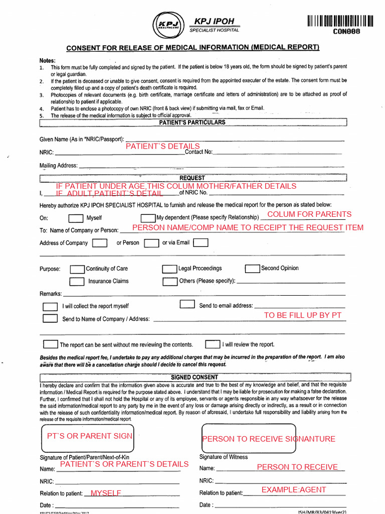 Consent Form Referrence To Fill Up PDF-1 | PDF