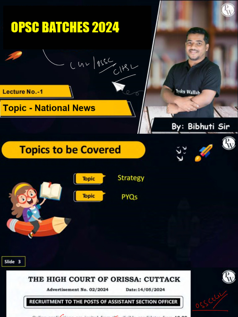 Current Affairs 01: Class Notes | PDF
