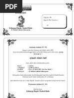 Contoh Surat Undangan Khitanan