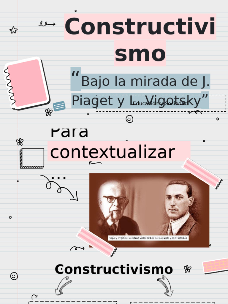 Constructivismo en Educación: Piaget y Vigotsky | PDF | Constructivismo ...