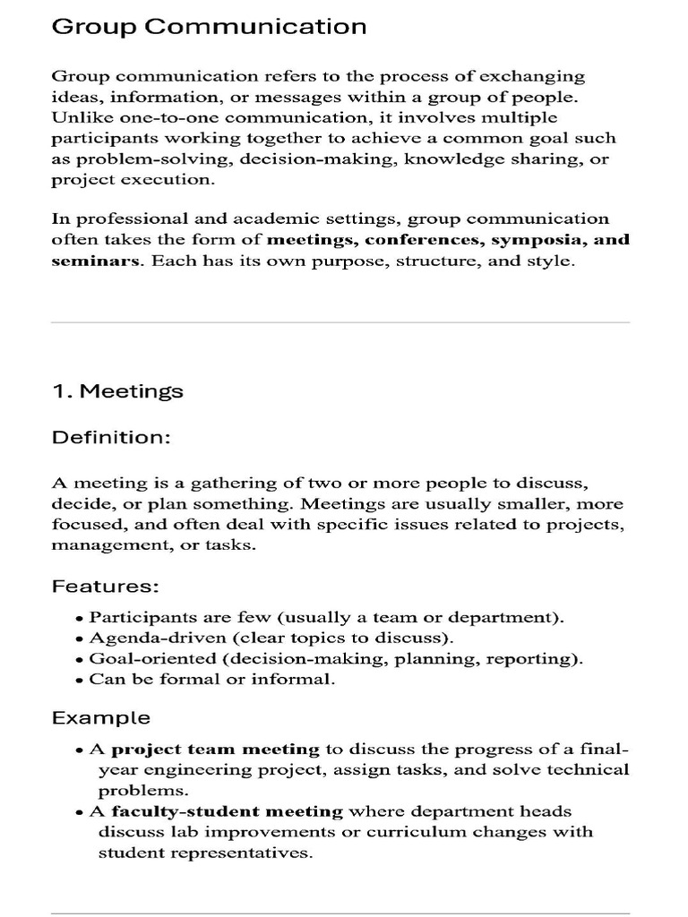 Group Communication | PDF