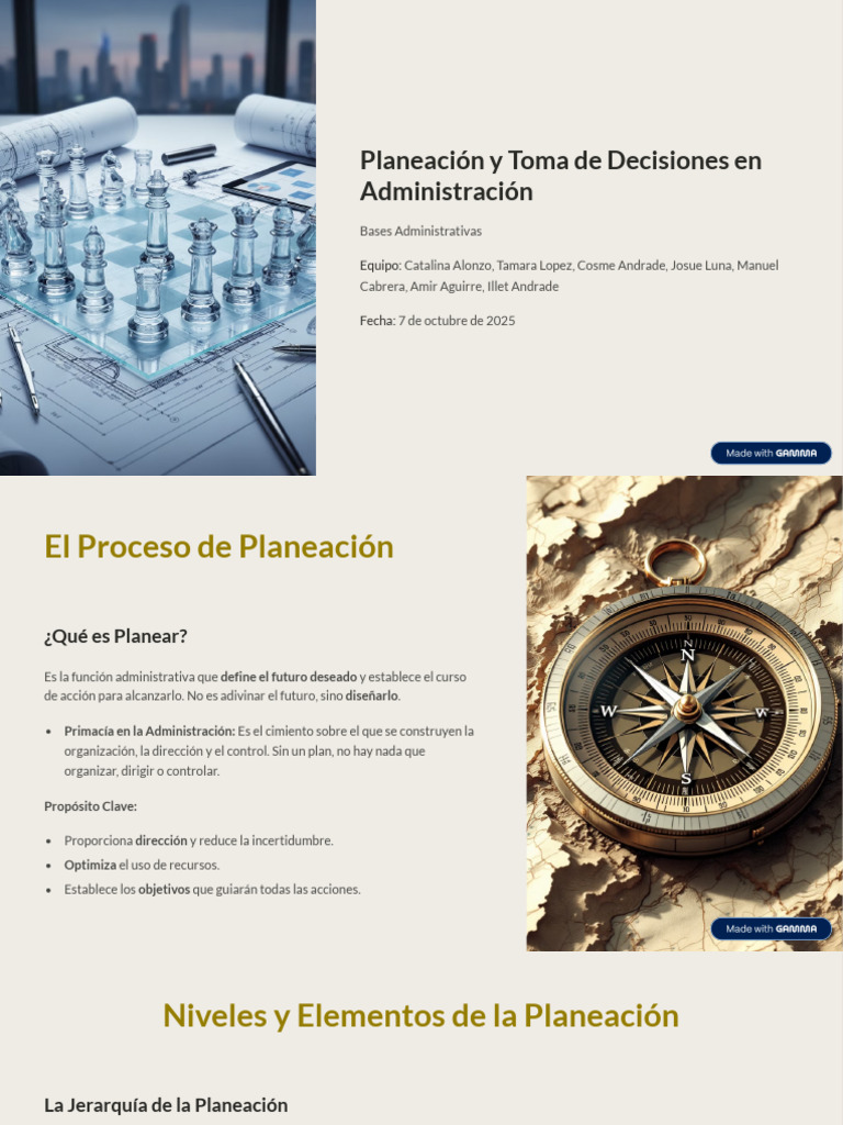 Planeación y Decisiones en Administración | PDF | Toma de decisiones ...