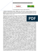 Resultado final de concurso público para formação de cadastro de reserva da Indústria de Material Bélico do Brasil