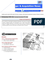 ICE21-Mergers & Acquisitions NEWS