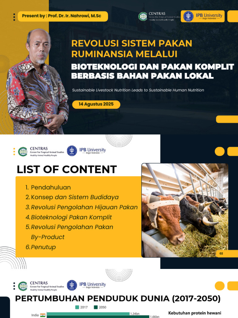 Bioteknologi Pakan Lokal untuk Ruminansia | PDF