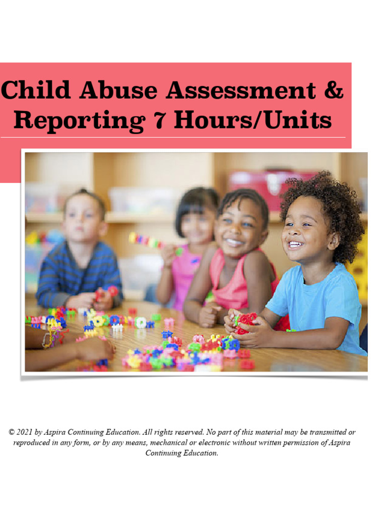 Child Abuse Assessment and Reporting 2021 1 | PDF | Child Abuse | Child ...