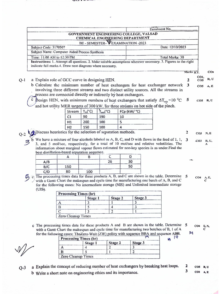 Caps..Mid Paper 7th | PDF