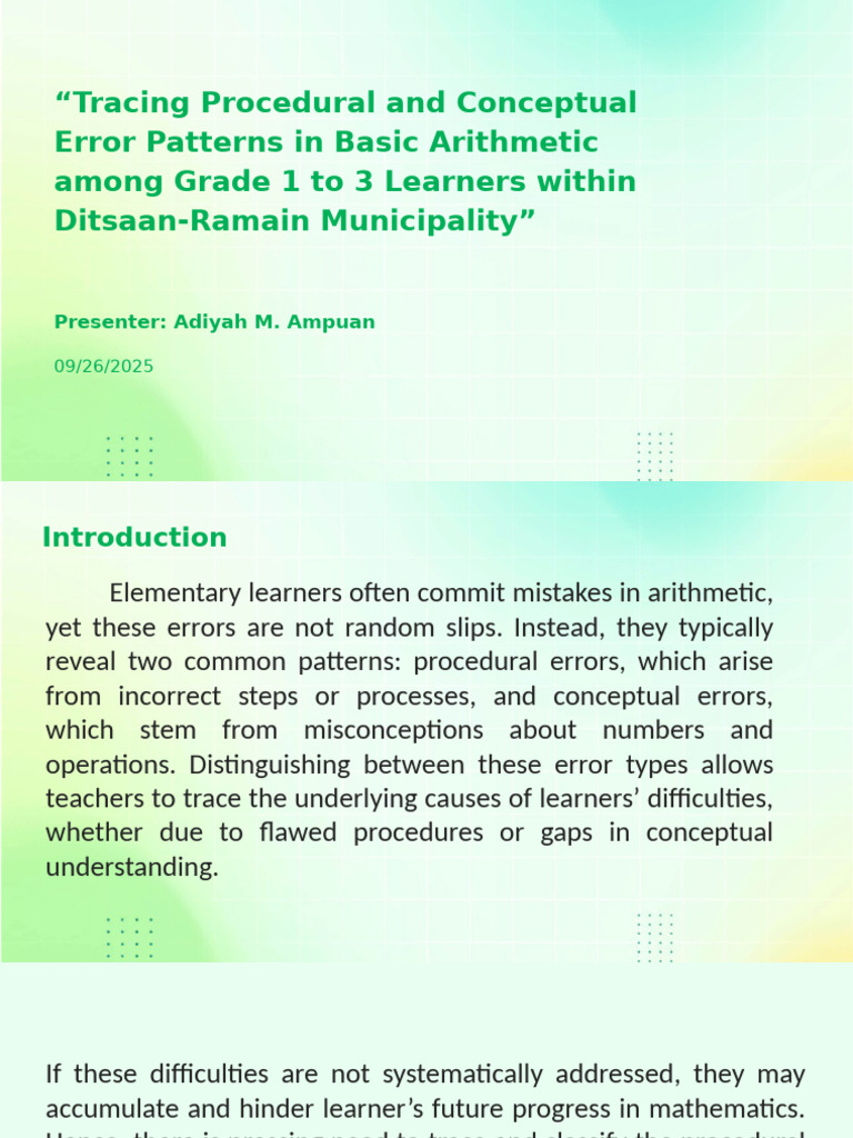 Topic 3 | PDF | Arithmetic | Error