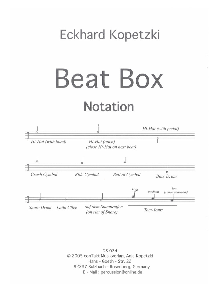 Beat Box Pages 2 | PDF