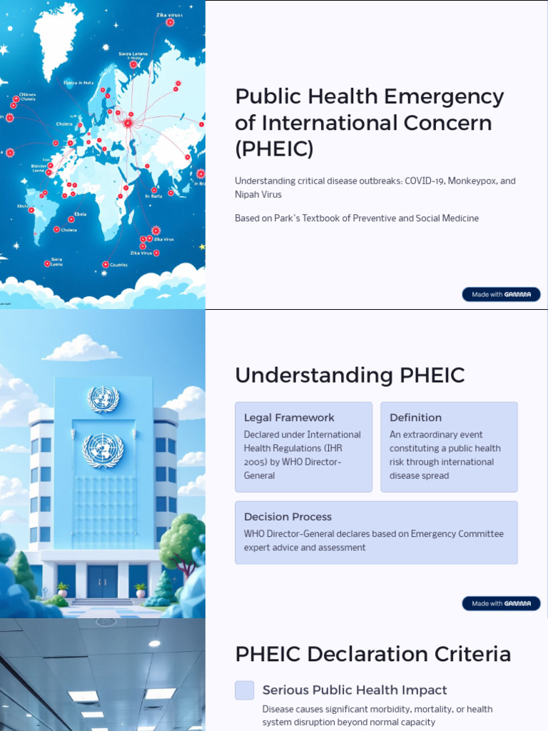 Public Health Emergency of International Concern PHEIC | PDF | Pandemic ...
