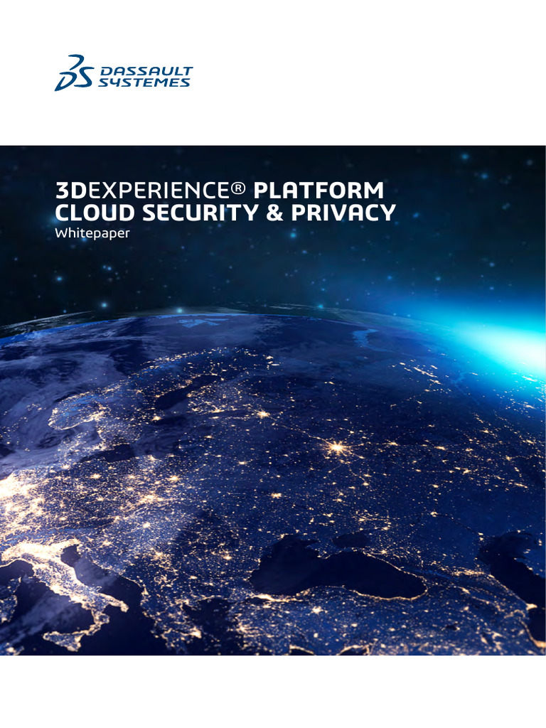 3DEXPERIENCE Cloud Security Overview | PDF | Cloud Computing | Computer ...