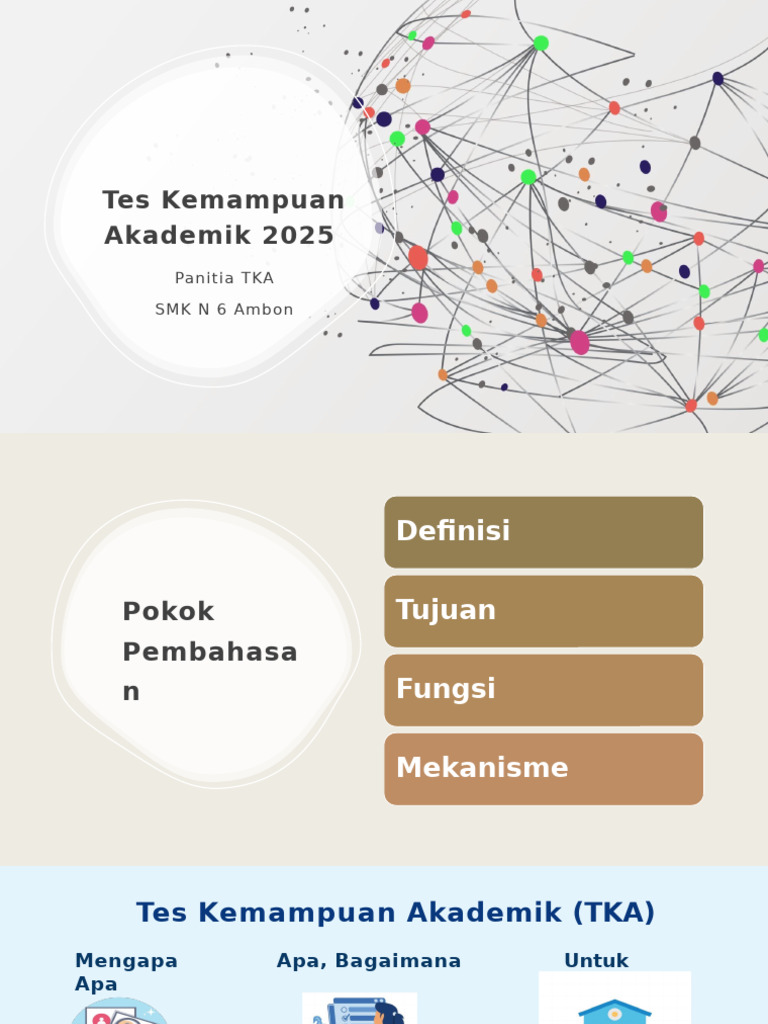 Penjelasan TKA Oleh Bag. Kurikulum Revisi | PDF