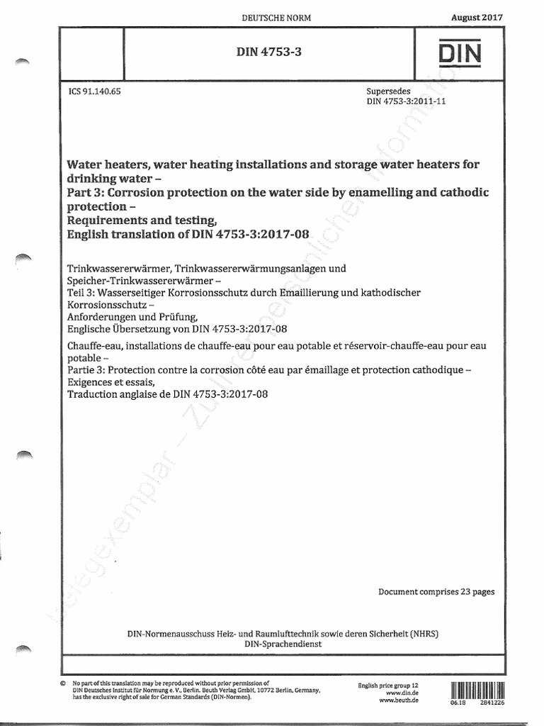 DIN4753-3 Eng | PDF