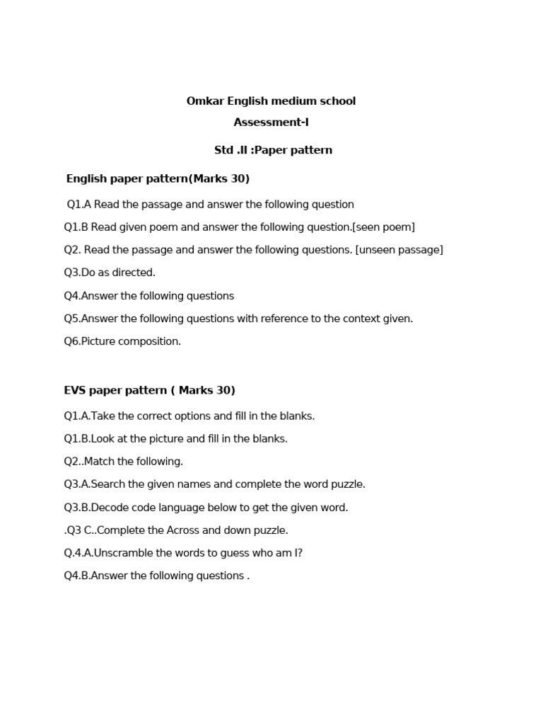 Std2paperpattern | PDF