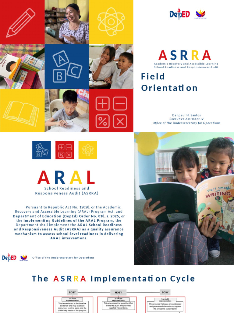 ASRRA School Readiness Audit Guide | PDF