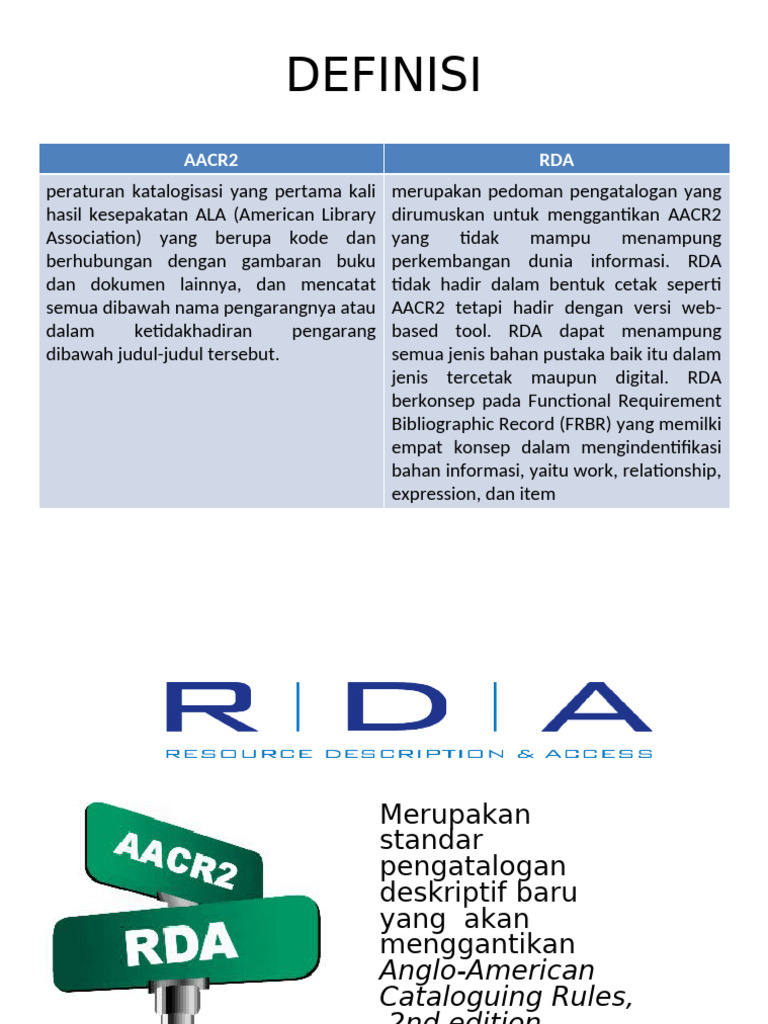 05. Pengantar Pengatalogan Berbasis Resource Description and Access Rda ...