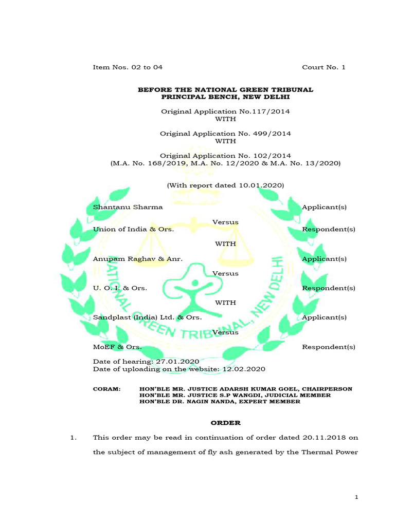 Fly Ash Management and Utilization Order | PDF | Natural Environment