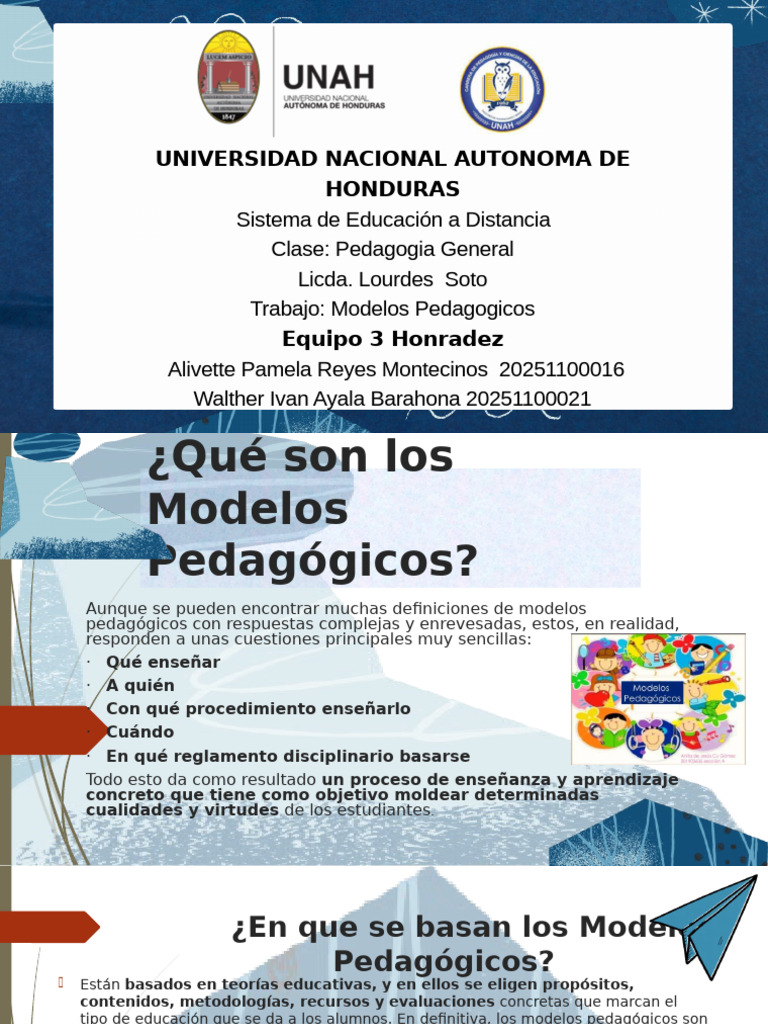 Modelos Pedagógicos: Tipos y Características | PDF | Aprendizaje ...