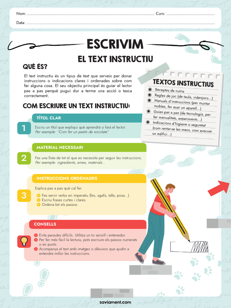Escrivim Text Instructiu | PDF
