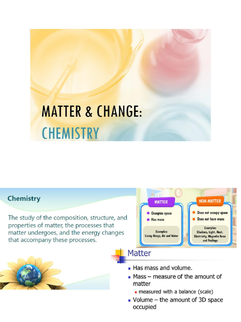 Chemistry - Matter and Change | PDF