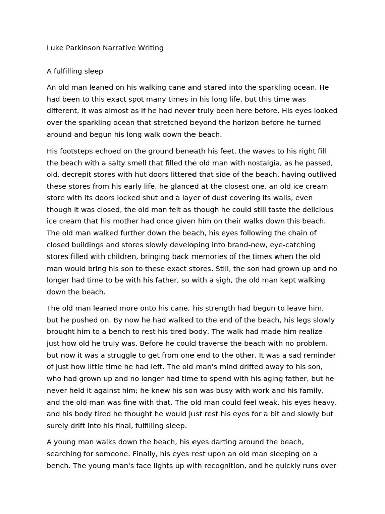 Narrative Writing LP | PDF
