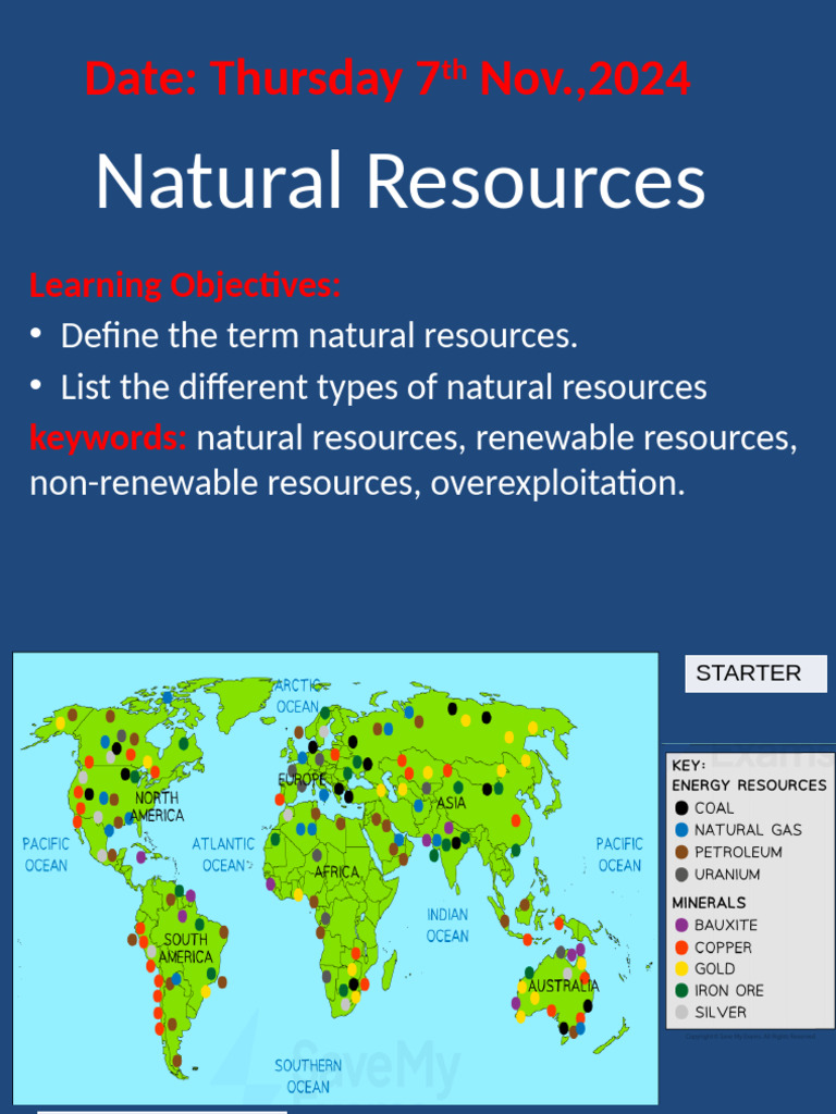 Understanding Natural Resources Types | PDF