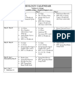 2011-2012 Biology Calendar For End of Year