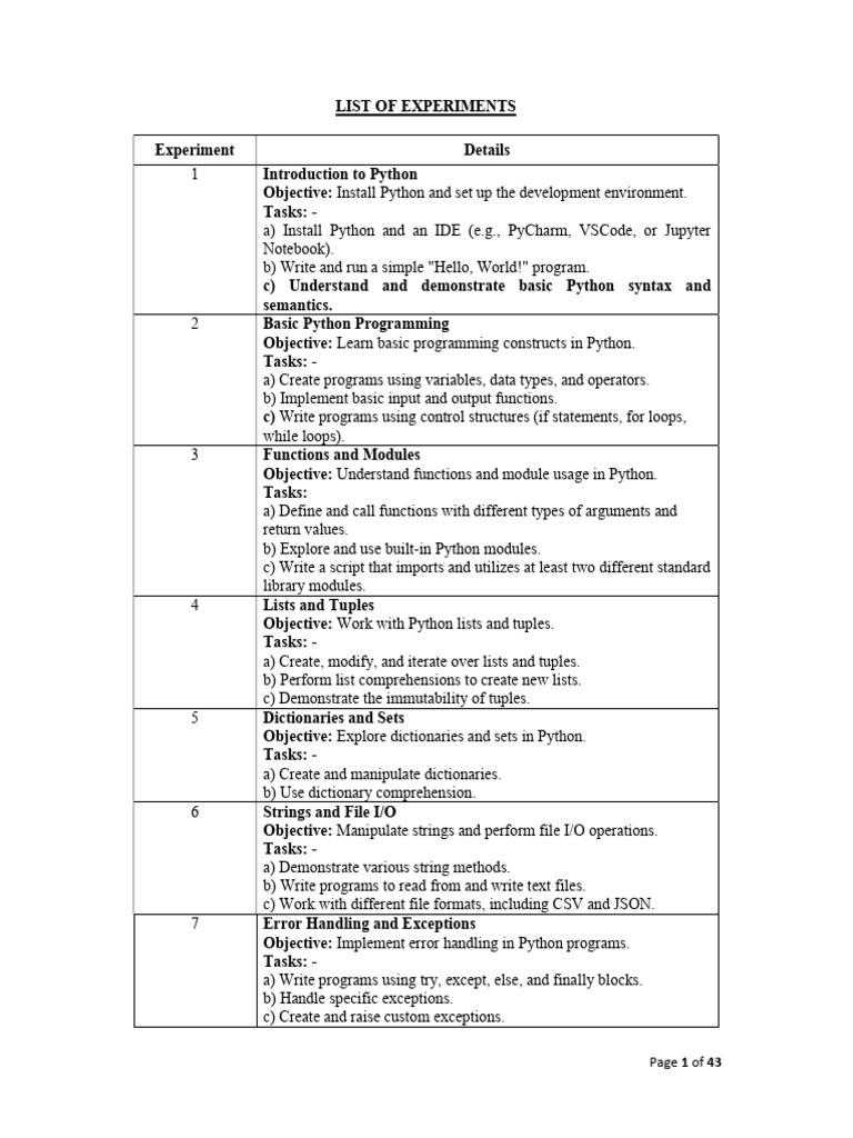 Expt-10 | PDF | Python (Programming Language) | Area