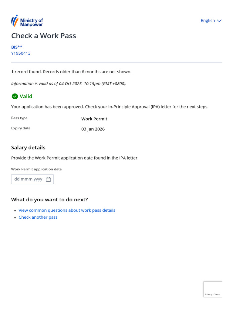 Work Permit Application Status Update | PDF - Export Permit Application Status Update