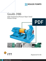 Goulds 3186: High-temperature/Pressure Paper Stock/ Process Pumps