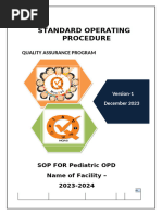 Opd Sop | PDF