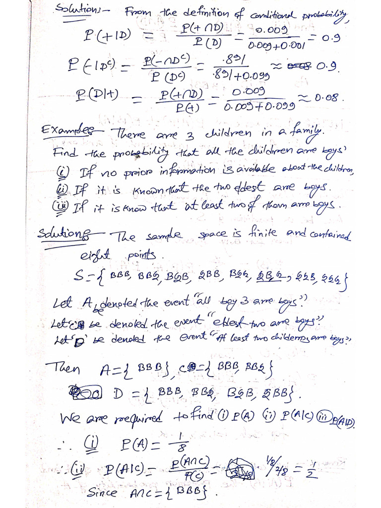 Probability 7 Aug 2025 | PDF