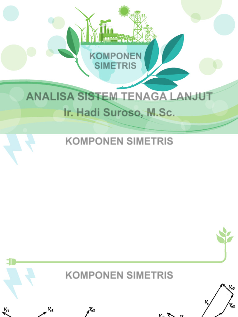 Analisis Komponen Simetris Tenaga Lanjut | PDF