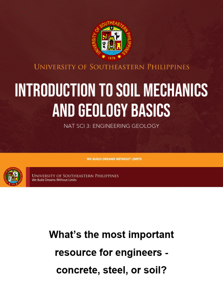 Soil Mechanics and Geology Basics | PDF | Rock (Geology) | Sedimentary Rock