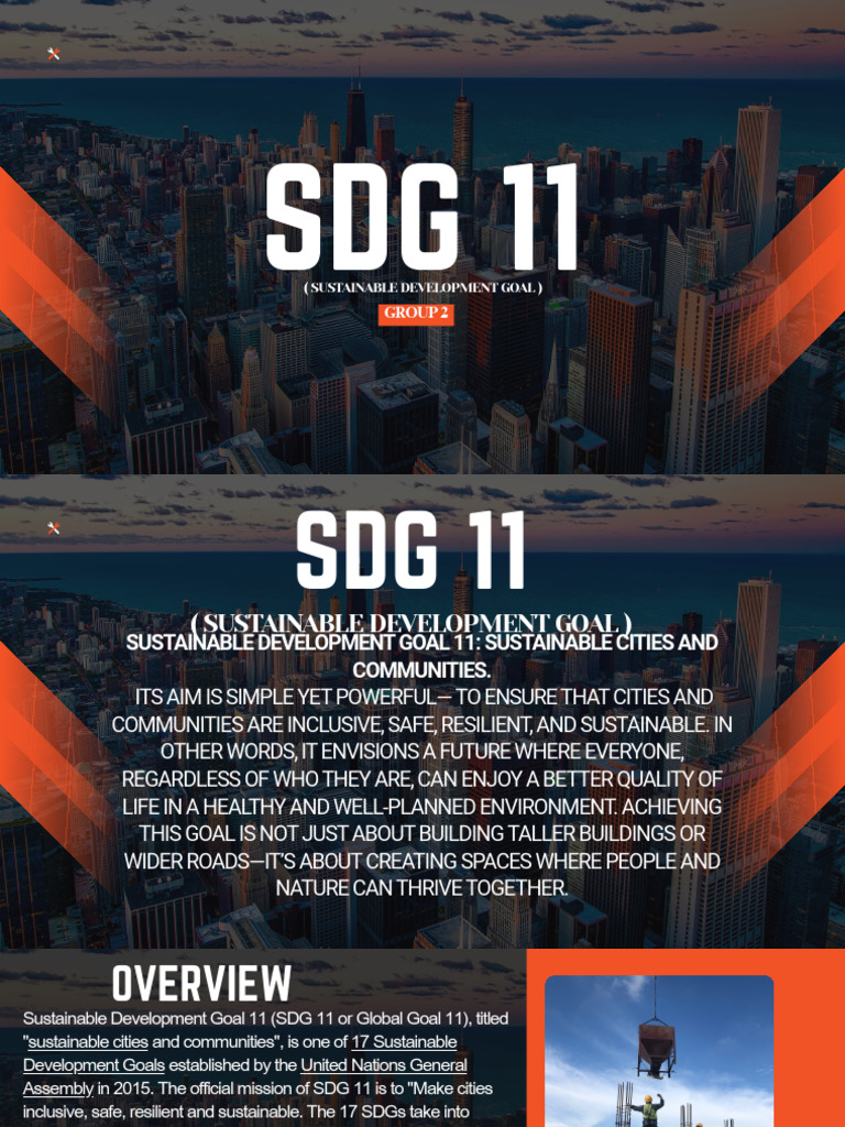 Sustainable Cities: SDG 11 Overview | PDF | Sanitation | Sustainability
