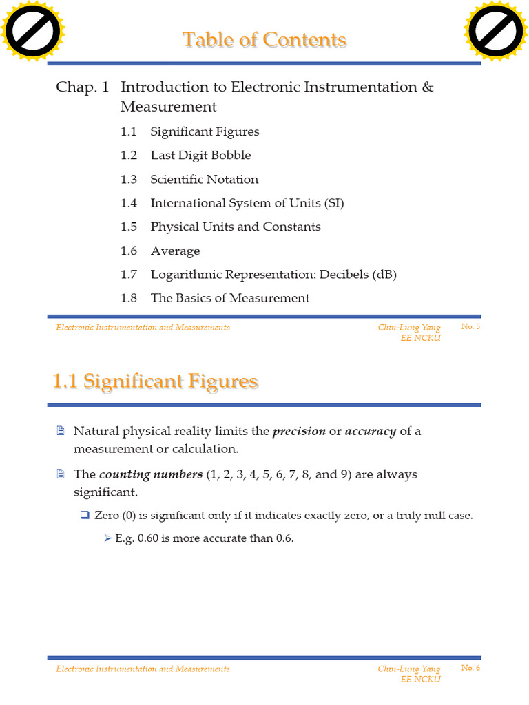 Electronic Instrumentation Basics | PDF | Units Of Measurement ...