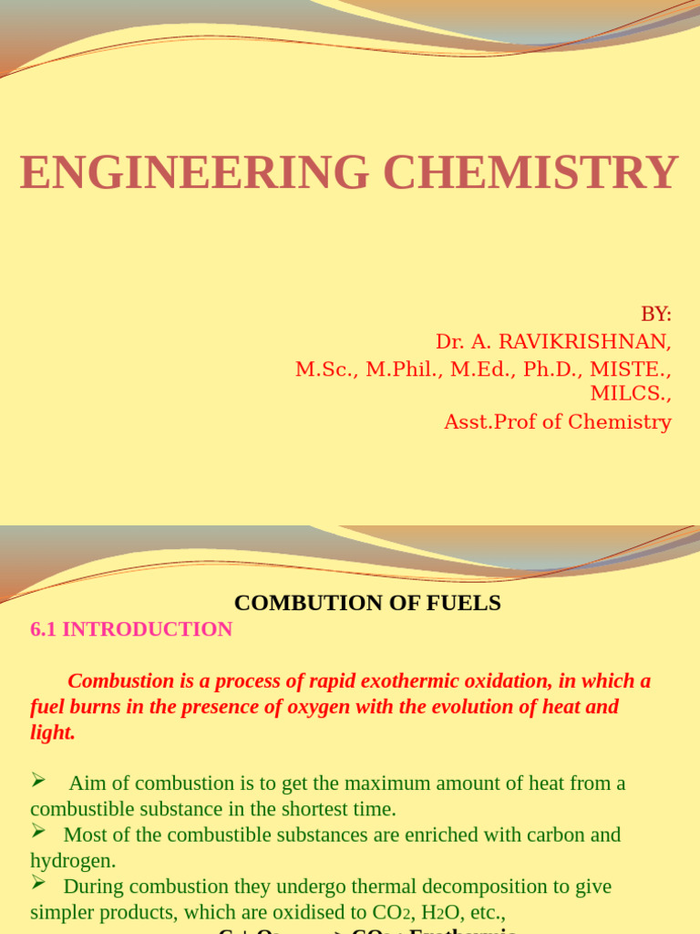Combustion and Calorific Values Explained | PDF | Combustion | Carbon ...