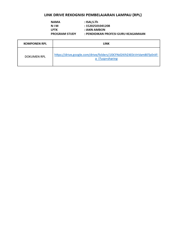 68a41c4743c559d382a7f9fc-File Link Drive RPL | PDF