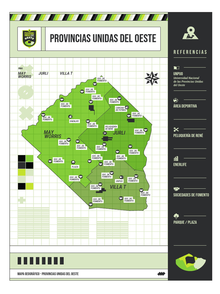 Mapa de Las Provincias Unidas Del Oeste | PDF
