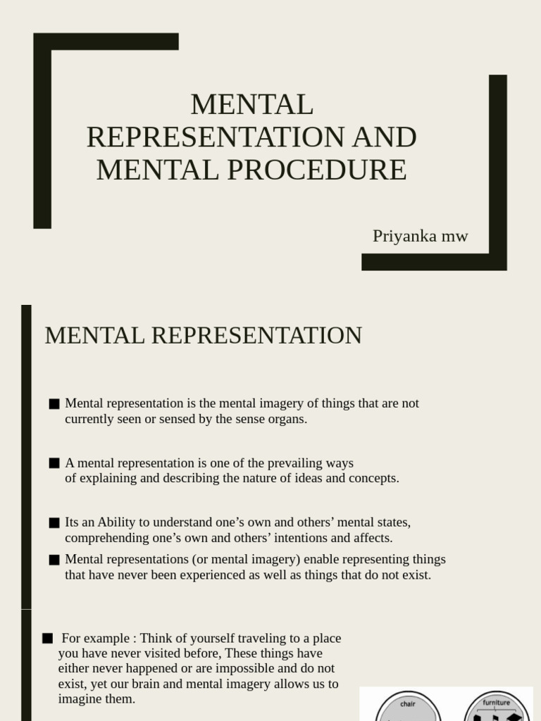 Understanding Mental Representation & Procedure | PDF