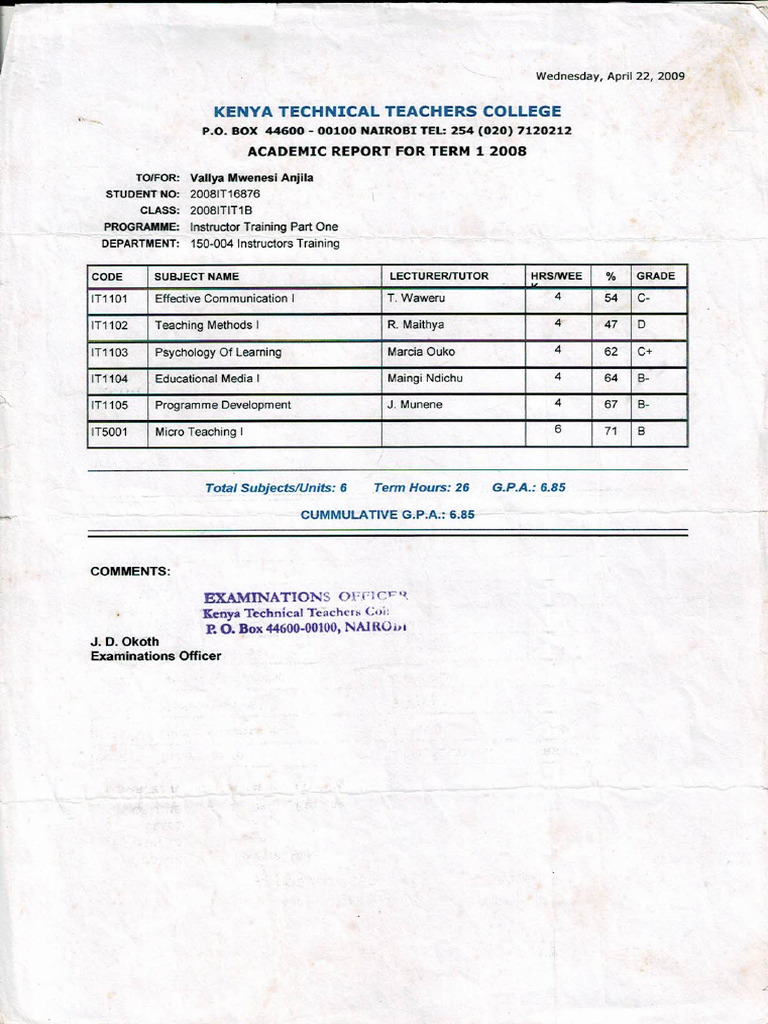 KTTC Transcript 000693 | PDF