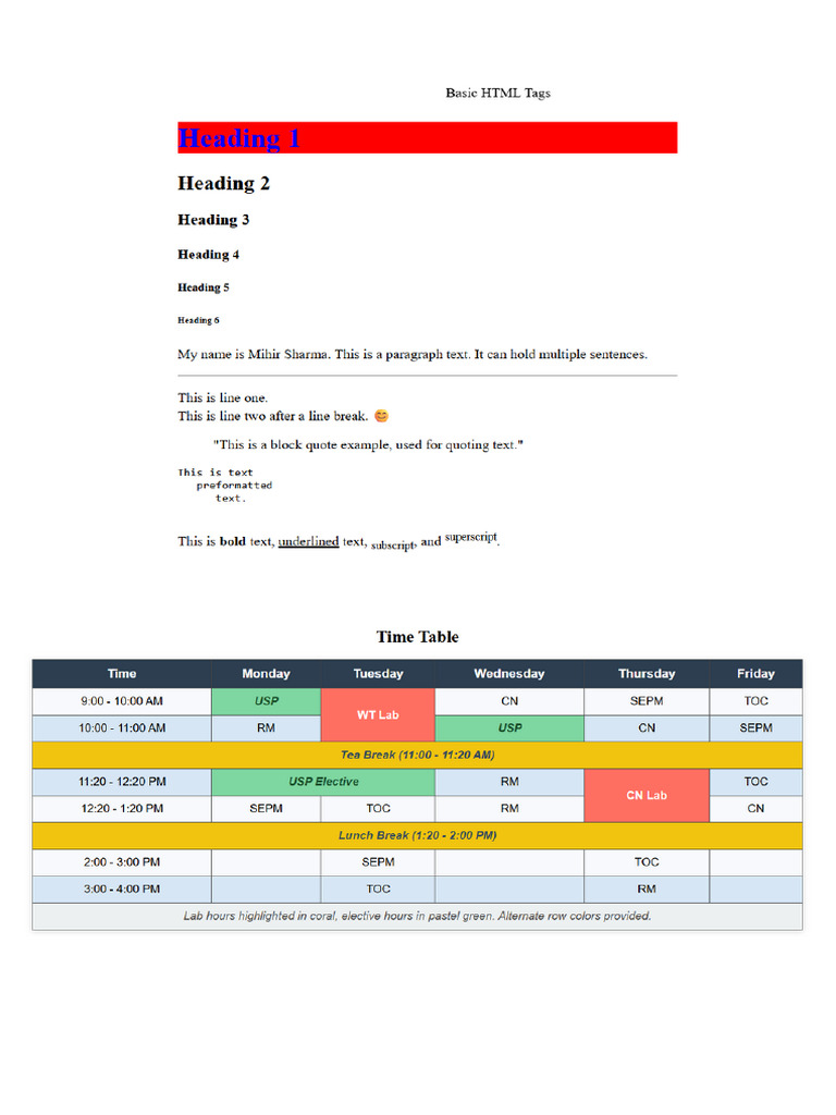 WT 1&2 | PDF