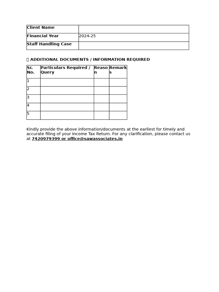 Followup Documents | PDF