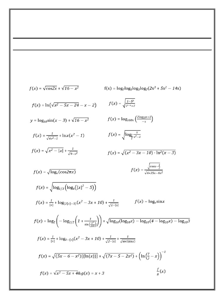 Functions and Inverse Trigonometry Assignment | PDF | Function ...
