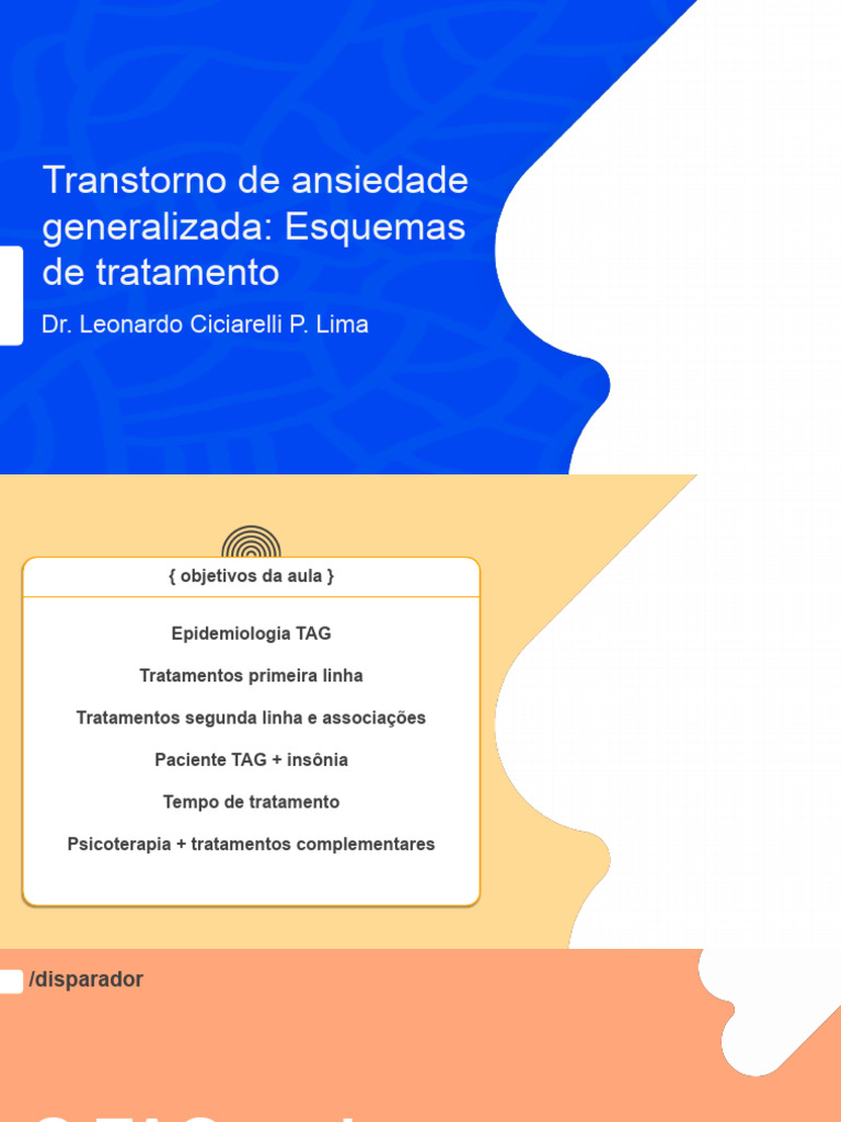 Tratamento do Transtorno de Ansiedade Generalizada | PDF ...