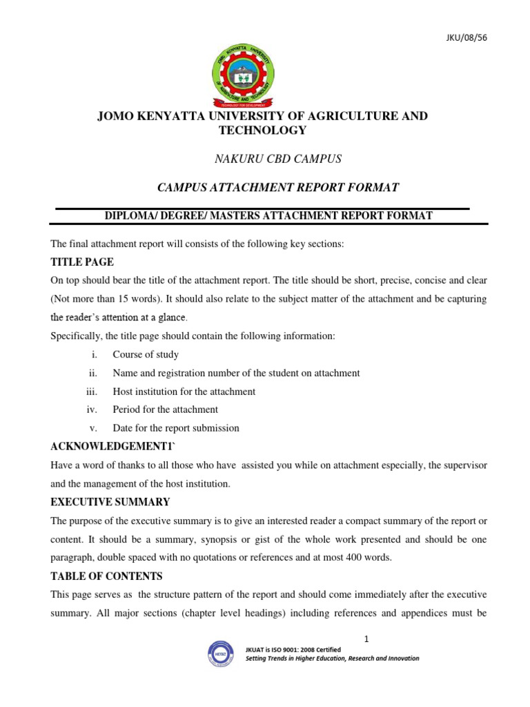 Attachment Report Format | PDF | Business