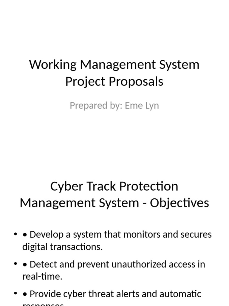 Comprehensive Management Systems Overview | PDF | Carbon Footprint ...