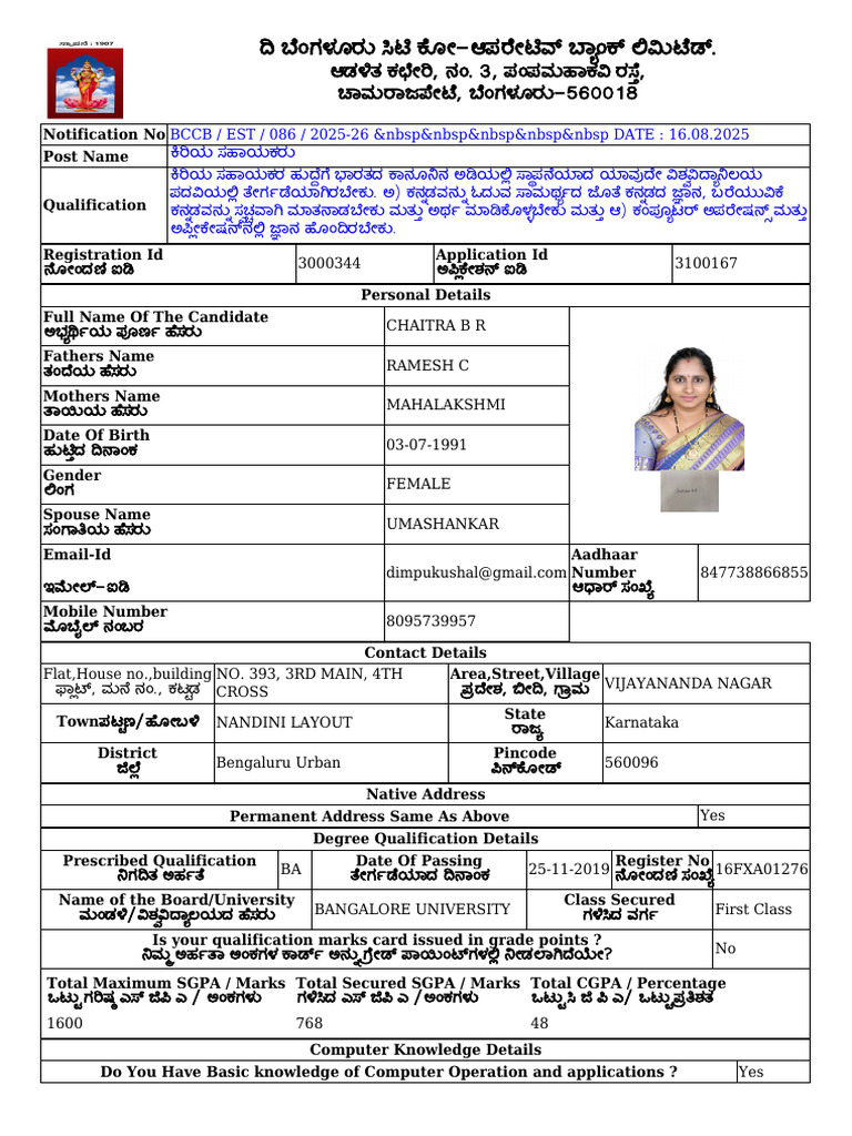Junior Assistant | PDF